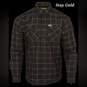 DIXXON Stay Gold Flannel -- Mens XL